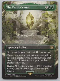 MTG - Final Fantasy - The Earth Crystal (Borderless) #342 -g584 - Image 1