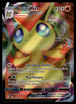 Victini VMAX NM 022/163 SWSH05: Battle Styles Pokemon Card - Image 1