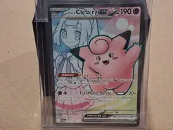 Pokemon Card English Journey Together Lillie's Clefairy ex 173/159 Ultra Rare - Image 1