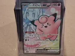 Pokemon Card English Journey Together Lillie's Clefairy ex 173/159 Ultra Rare - Image 2