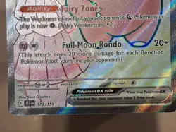 Pokemon Card English Journey Together Lillie's Clefairy ex 173/159 Ultra Rare - Image 5
