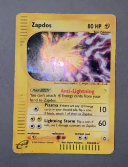 Pokemon Card-Zapdos-H32/H32-Aquapolis- Holo-ENG-PL - Image 1