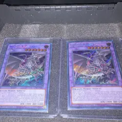 Konami Yu-Gi-Oh! Red-Eyes Slash Dragon LDS1 Limited Edition Holo Card Lot - Image 1
