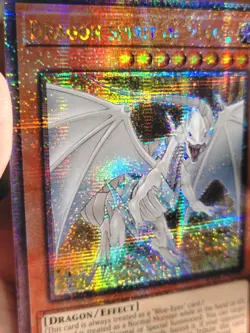 Dragon Spirit of White Quarter Century Secret Rare Card RA04-EN265 NM - Image 3