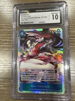 One Piece card Boa Hancock ST17-004 CGC Gem Mint 10 - Image 1