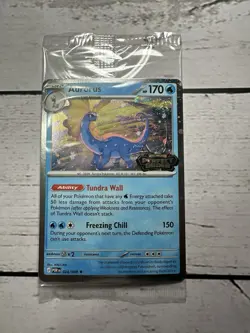 Aurorus Promo Card Cosmo Holo Pokemon Perfect Order Stamped 024/088 Sealed! - Image 1
