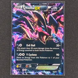 Yveltal EX - 79/146 - Holo Rare - XY Base Set - Pokemon Card - VLP - Image 1
