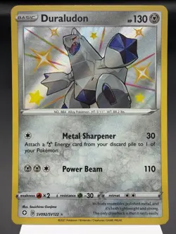 Duraludon SV092/SV122 - Shiny Holo Rare - Shining Fates Pokemon Card MINT - Image 1