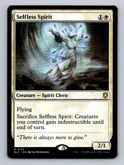 Selfless Spirit Normal R Commander: Bloomburrow 153 NM - Image 1