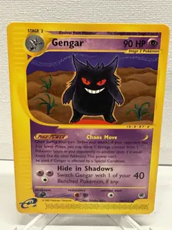 Gengar 48/165 Rare Expedition 2002 Non Holo E-Reader English WOTC Pokemon TCG - Image 1