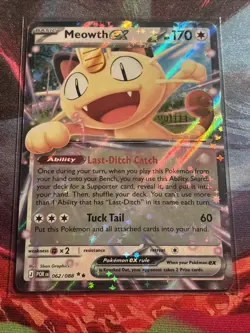 Meowth EX 62/88 : Double Rare - Perfect Order (POR) Pokemon TCG English - Image 1