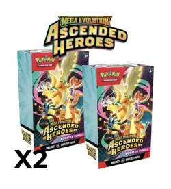 Pokemon Mega Evolution Ascended Heroes Booster Bundle Box (2x Boxes) PRESALE - Image 1