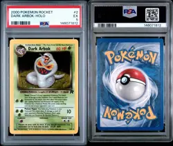 2000 Pokemon Team Rocket - Dark Arbok 2/82 - Holo - PSA Graded: 5 - Image 3