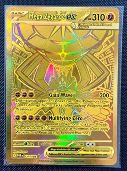 Pokemon - Mega Zygarde ex - Perfect Order POR 124/088 Mega Hyper Rare Off-Centre - Image 1