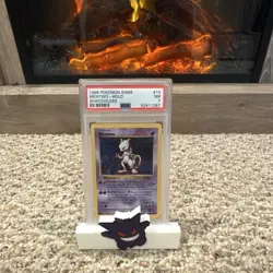 Pokemon TCG 1999 Mewtwo Holo Shadowless Base Set PSA 7 010/102 English - Image 1