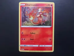 Pokemon - Charmander SWSH092 Cosmos Holo Promo with Swirl - Image 1