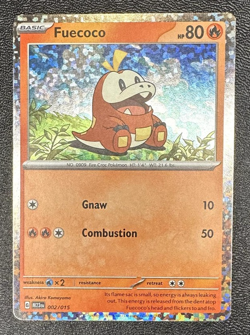 Fuecoco 002/015 holo Promo McDonald's Collection 2023 Pokemon Near Mint - Image 1