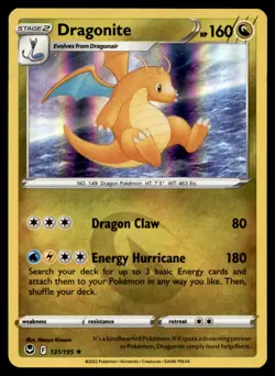 Dragonite 131/195 Holo Rare Silver Tempest Pokemon Holo Near Mint - Image 1