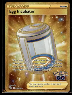 Egg Incubator (Secret) Secret Rare Pokemon GO 087/078 NM - Image 1