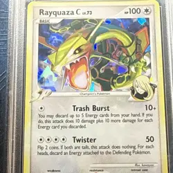 2009 Pokemon Platinum Rayquaza 8/147 Cracked Ice PSA 8 Near Mint - Image 3