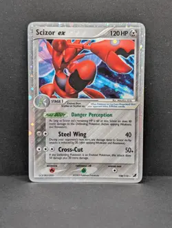 Scizor ex 108/115 Unseen Forces Holo Rare Pokemon TCG Nintendo MP - Image 1