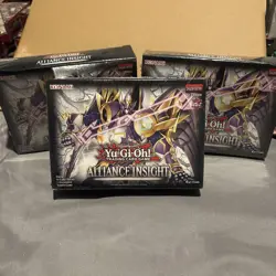 YUGIOH: Alliance Insight 1st Edition BOOSTER BOX - FACTORY SEALED NEW Lot Of 3! - Image 1
