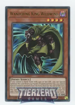 Yugioh Wandering King Wildwind GFP2-EN110 Ultra Rare 1st Edition Near Mint - Image 1