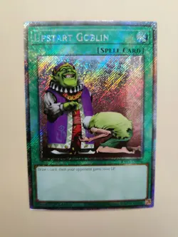 YuGiOh! Upstart Goblin RA03-EN096 Platinum Secret Rare 1st Edition NM - Image 1
