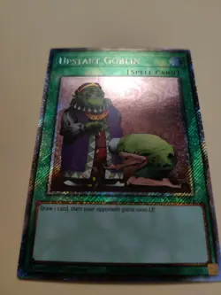 YuGiOh! Upstart Goblin RA03-EN096 Platinum Secret Rare 1st Edition NM - Image 2