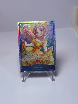 Rebecca OP15-053 SR Adventure on KAMI’s Island ENGLISH ONE PIECE Card NM - Image 1