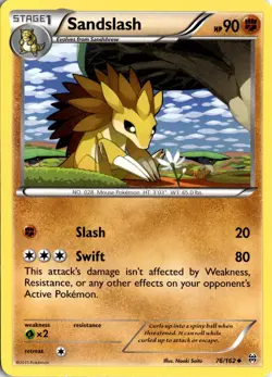 Sandslash 76/162 XY - BREAKthrough Pokemon Card TCG - Image 1