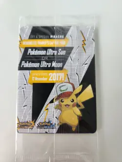 Pokemon TCG Ash's Pikachu Sealed Promo Card SM108 I Choose You Movie - Image 2