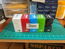 Ultra Pro Set Of 5 Light Color Deck Boxes Magic Pokemon YuGiOh Card Storage Box - Image 1
