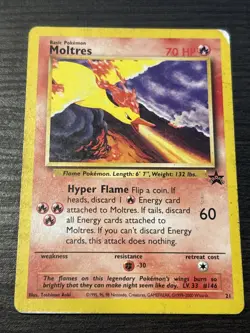 Moltres - 21 - Black Star Promo - WOTC - Pokemon Card - Image 1