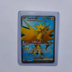 Pokemon Card Zapdos ex 192/165 Ultra Rare Scarlet & Violet 151 Near Mint - Image 3