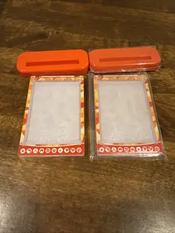 Pokemon Card Display Stands, Protective Case Stand Fire Based Two Units Charz - Image 1