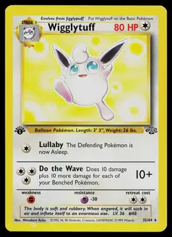 Pokemon Card - Wigglytuff Jungle 32/64 Rare - Image 1
