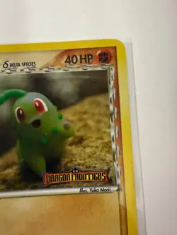 CHIKORITA [Delta Species] 44/101 Dragon Frontiers REVERSE HOLO Pokemon TCG card - Image 3