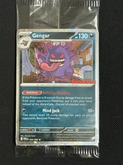Pokemon TCG Gengar 050/088 Promo Sealed Stamped Gamestop Promo Card Sealed - Image 1