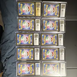 Pokemon TeraFest CGC 10 Holo Japanese Lot of 10 Pikachu Eevee Cards - Image 3