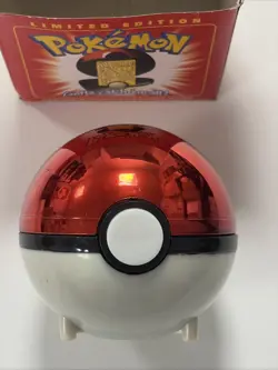 1999 POKEMON BURGER KING POKEBALL CHARIZARD 23K GOLD PLATED TRADING CARD SEALED - Image 3