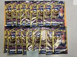 Pokemon Sun & Moon Unified Minds 3 Card Pack Lot of 18 Sealed packs - Image 1