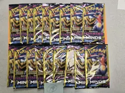 Pokemon Sun & Moon Unified Minds 3 Card Pack Lot of 18 Sealed packs - Image 2