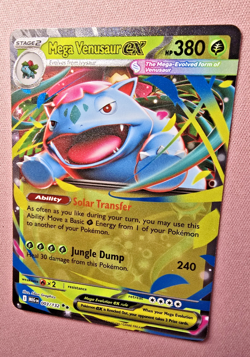 Mega Venusaur ex - 003/132 - Pokemon Tcg - Me01: Mega Evolution Holo - Nm - Image 4