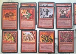 DECK Preconstruit 60 cartes MAGIC The Gathering MEUTE de GOBELINS Fleau 2003 - Image 3