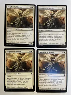 4x Mtg Zendikar Rising Shepherd Of Heroes NM/M Magic The Gathering - Image 1