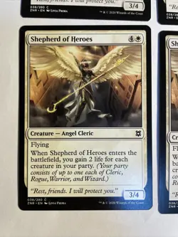 4x Mtg Zendikar Rising Shepherd Of Heroes NM/M Magic The Gathering - Image 2