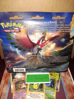 Pokemon 2017 Burning Shadows 3 Pack Blister Sealed Alolan Meowth Promo SM43 - Image 2