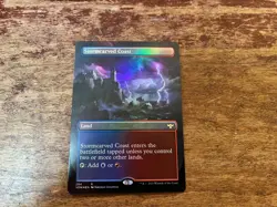 Mtg Stormcarved Coast Borderless Foil - Image 1