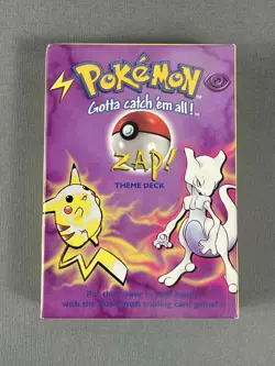 1999 POKEMON GOTTA CATCH EM ALL ZAP THEME DECK - Box Only - Image 1